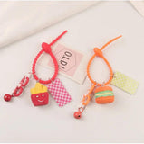 Burger Fries Keychain Pendant for Girls