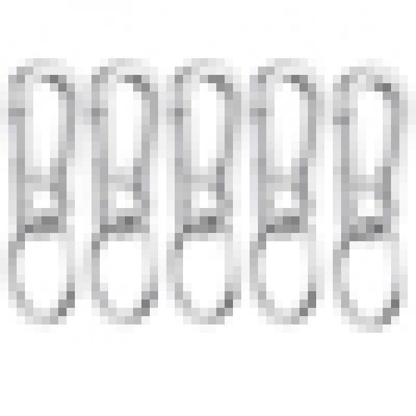 5Pcs Stainless Steel Carabiner Keychain Climbing Hook Car Key Ring