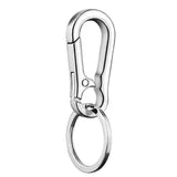 5Pcs Stainless Steel Carabiner Keychain Climbing Hook Car Key Ring