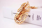 Rhinestone Shrimp Keychain Lobster Pendant Small Giveaway