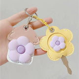 Flower Cartoon Key Cover Cap Key Holder Key Chain for Women