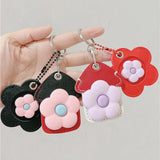 Flower Cartoon Key Cover Cap Key Holder Key Chain for Women