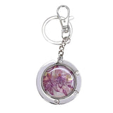 Zinc Alloy Hook Purple Handbag Hook Bag Hook Lily Design