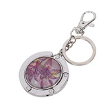 Zinc Alloy Hook Purple Handbag Hook Bag Hook Lily Design