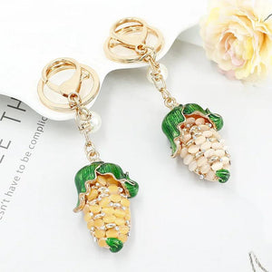 Best-selling Corn Car Keychain Bag Hanging Accessories Gift