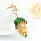 Best-selling Corn Car Keychain Bag Hanging Accessories Gift