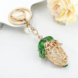 Best-selling Corn Car Keychain Bag Hanging Accessories Gift