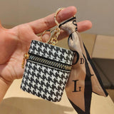 Leather Keychain Coin Wallet Pouch Mini Storage Bag