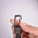 Men's Waist Hanging Keychain Bag Pendant Car Key Chain Holder Y58