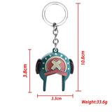 Anime One Piece Chopper Hat 3D Model Keychain Creative Pendant