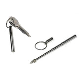 Telescoping Pen Keychain Stainless Steel Ergonomic Ball School Office Supplies