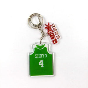 Slam Dunk Anime Keychain - Sakuragi Hanamichi & Kaede Rukawa Key Chain