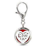 Mum Key Chain Essential Oil Perfume Diffuser Magnetic Locket 10pcs Pads