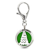 Reindeer Key Chain Essential Oil Diffuser 30mm Locket 10pcs Pads