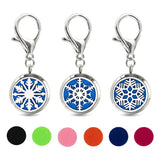 Reindeer Key Chain Essential Oil Diffuser 30mm Locket 10pcs Pads