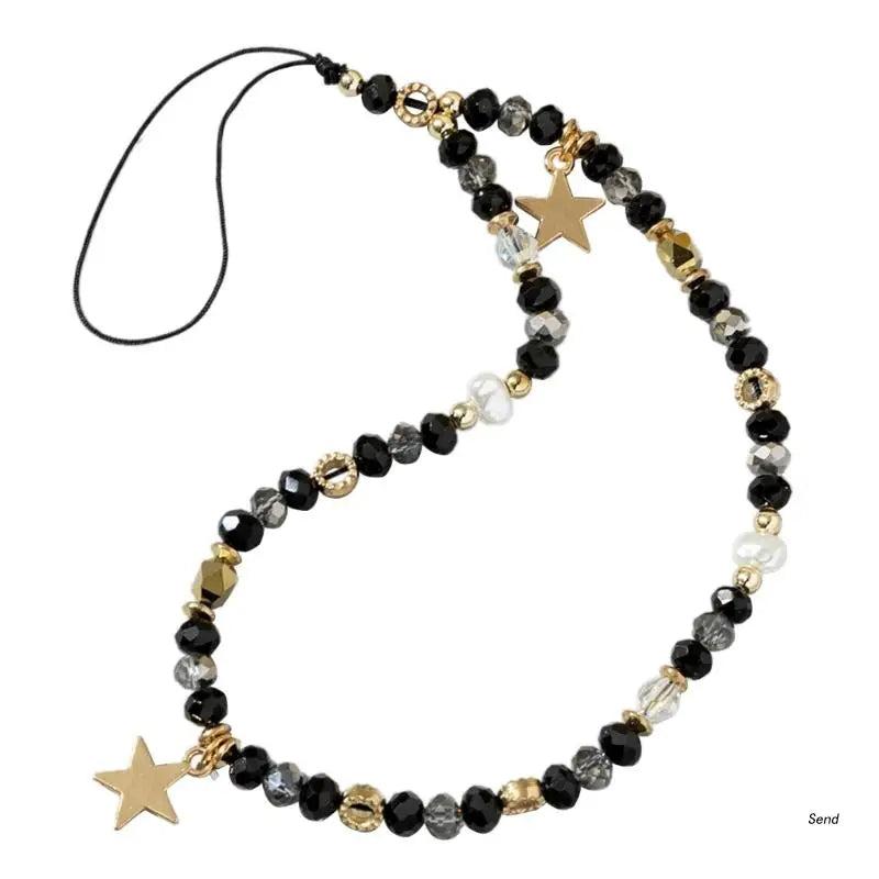 Beaded Chain Mobile Phone Strap Women's Anti-Lost Lanyard Pendant