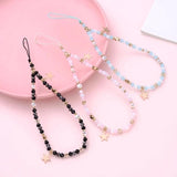 Beaded Chain Mobile Phone Strap Women's Anti-Lost Lanyard Pendant