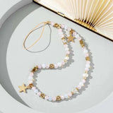 Beaded Chain Mobile Phone Strap Women's Anti-Lost Lanyard Pendant