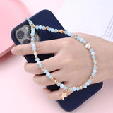 Beaded Chain Mobile Phone Strap Women's Anti-Lost Lanyard Pendant