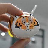 Wings Tiger Keychain Creative Accessory