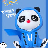 Panda Keychain Yellow Hoodie Anime Keyring Car House Key Bag Pendant Charm