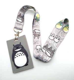 Totoro Lanyard Key Chain Card Holder Bank Card Neck Strap