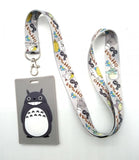 Totoro Lanyard Key Chain Card Holder Bank Card Neck Strap