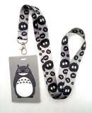 Totoro Lanyard Key Chain Card Holder Bank Card Neck Strap