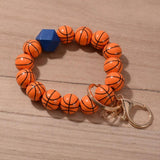 Baseball Charm Bracelet Keychain for Women Girls
