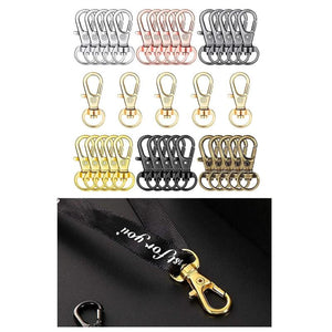 35pcs Swivel Clasp Lanyard Snap Hook Lobster Clue Set