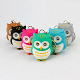 Owl LED Eye Keychain with Sound for Kids