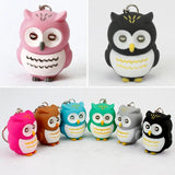 Owl LED Eye Keychain with Sound for Kids