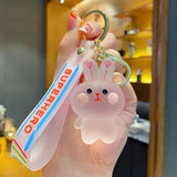 Crystal Blush Animal Keychain Men Women Car Accessories