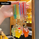 Crystal Blush Animal Keychain Men Women Car Accessories