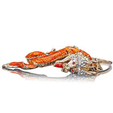 Chinese Zodiac Dragon Keychain Rhinestone Animal Key Ring Bag Charm Gift