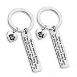 Ohana Keychain Family Nobody Left Behind Friendship Key