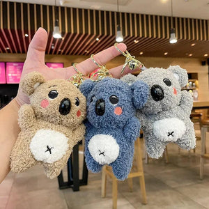 Ragdoll Doll Cartoon Koala Keychain Plush Toy