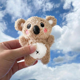 Ragdoll Doll Cartoon Koala Keychain Plush Toy