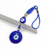Evil Eye Beads Round Pendant Wall Hanging Decoration