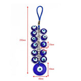 Evil Eye Beads Round Pendant Wall Hanging Decoration