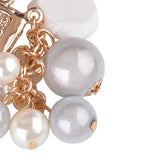 Simulated Pearl Rhinestone Keychain Bag Pendant Alloy Keychain Pendant Ornaments