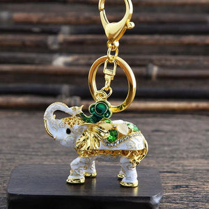 3D Elephant Car Key Ring Pendant - Female Bag Key Ring