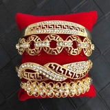 Algerian Chain Bracelet Moroccan Flower Pearl Bracelet