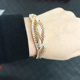 Algerian Chain Bracelet Moroccan Flower Pearl Bracelet