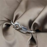 Anslow Jewelry Vintage Retro Arrow Through Heart Bangles