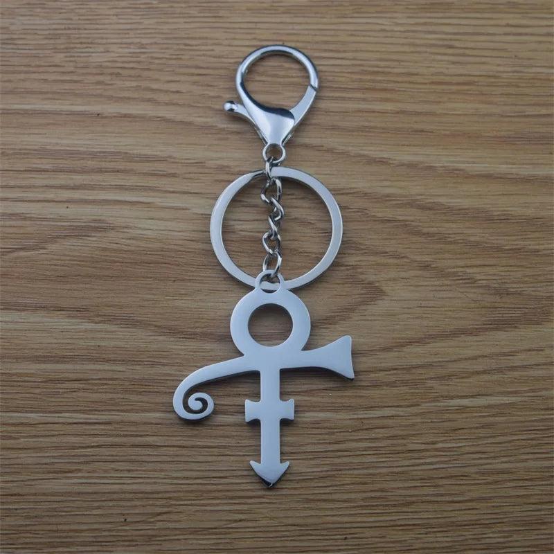 Prince RIP Memorial Symbol Keychain Pendant