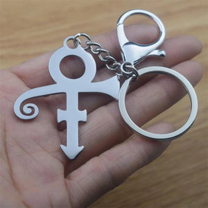 Prince RIP Memorial Symbol Keychain Pendant