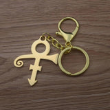 Prince RIP Memorial Symbol Keychain Pendant