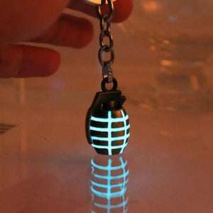 Luminous Hand Grenades Keychain Glow in Dark Pendant