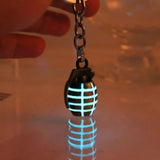 Luminous Hand Grenades Keychain Glow in Dark Pendant